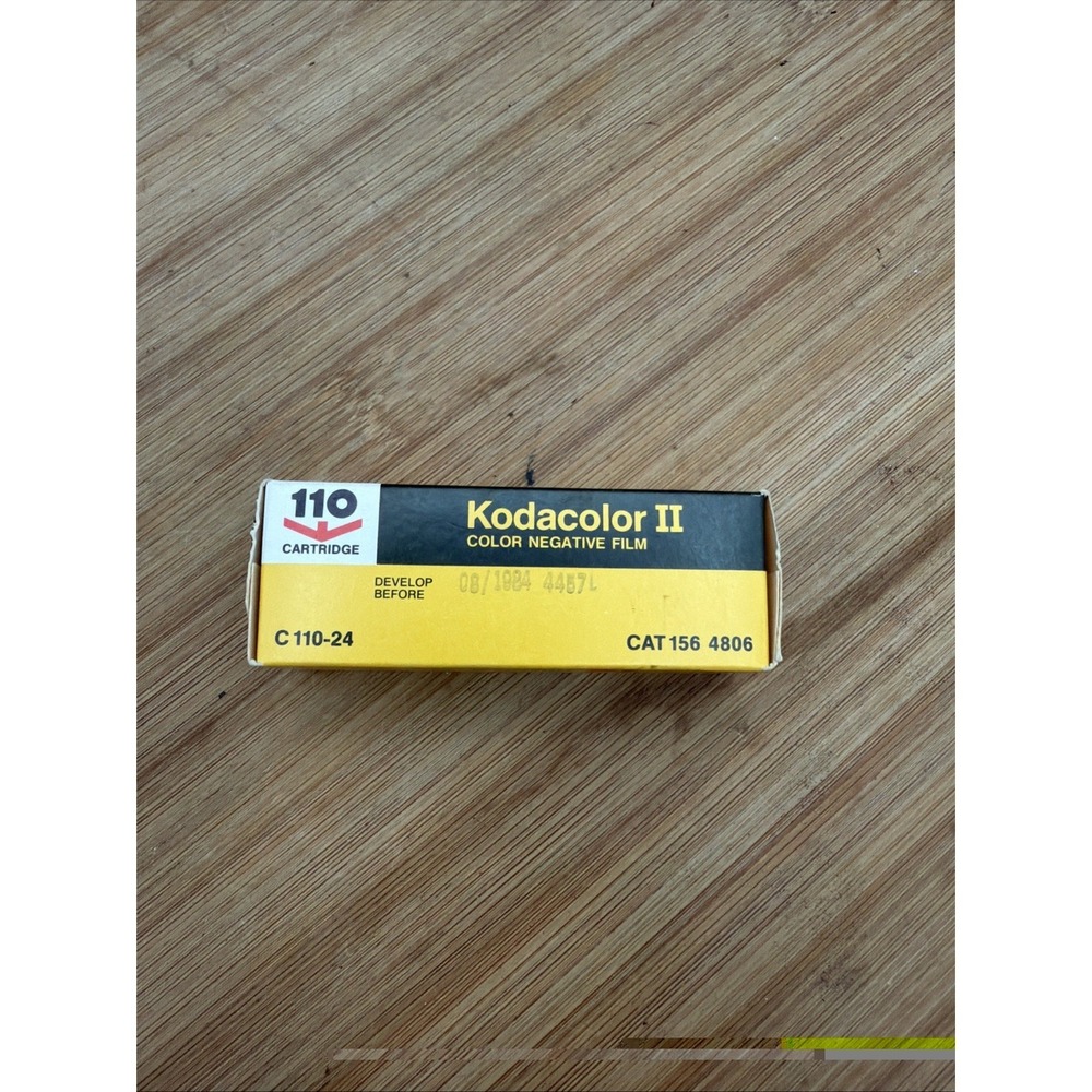 NOS Vintage Kodak Kodacolor II 110 Film ~ 24 Exposures ~ EXPIRED 1984